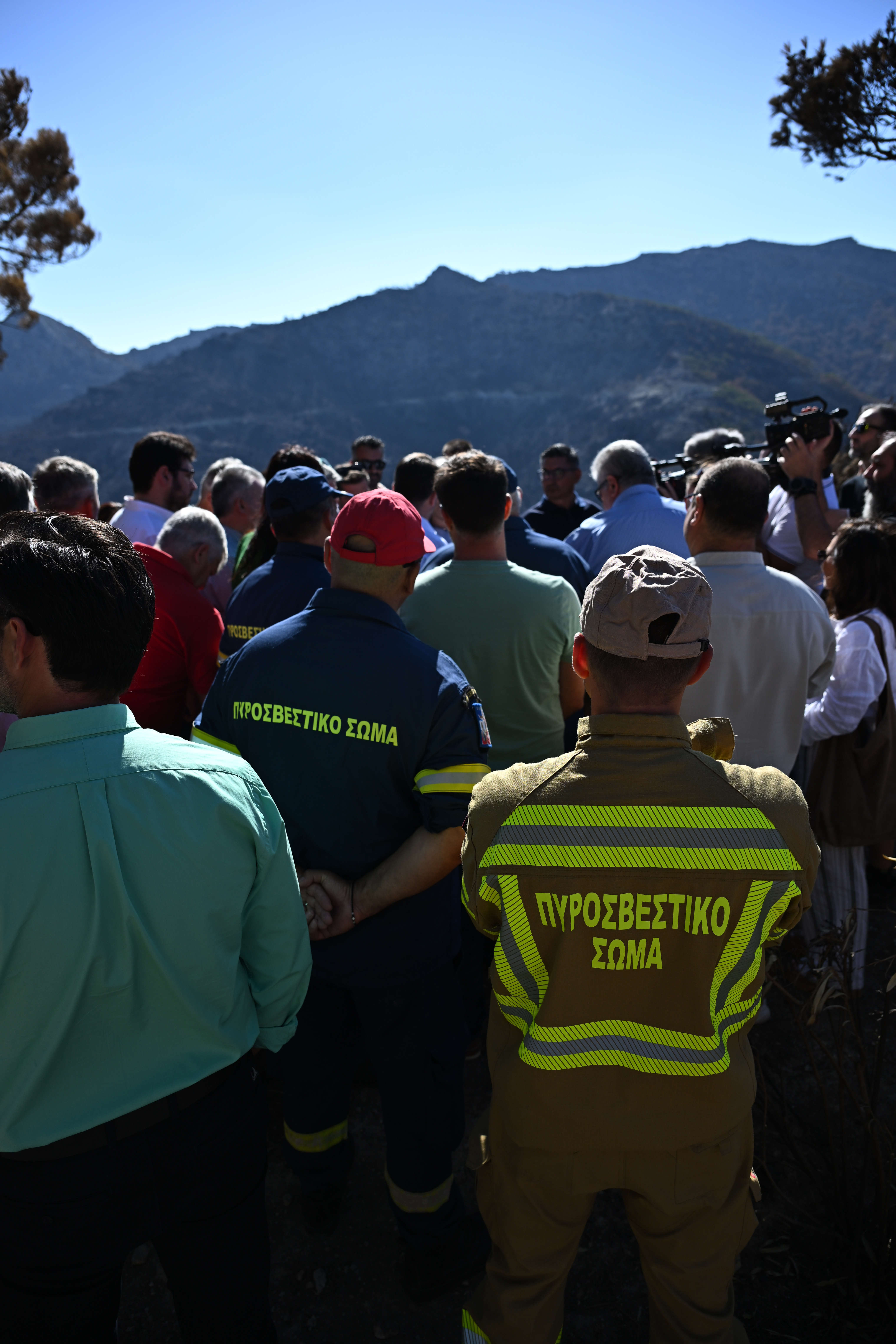 N. Ανδρουλάκης: Στους πυρόπληκτους οικισμούς της Ιεράπετρας-2