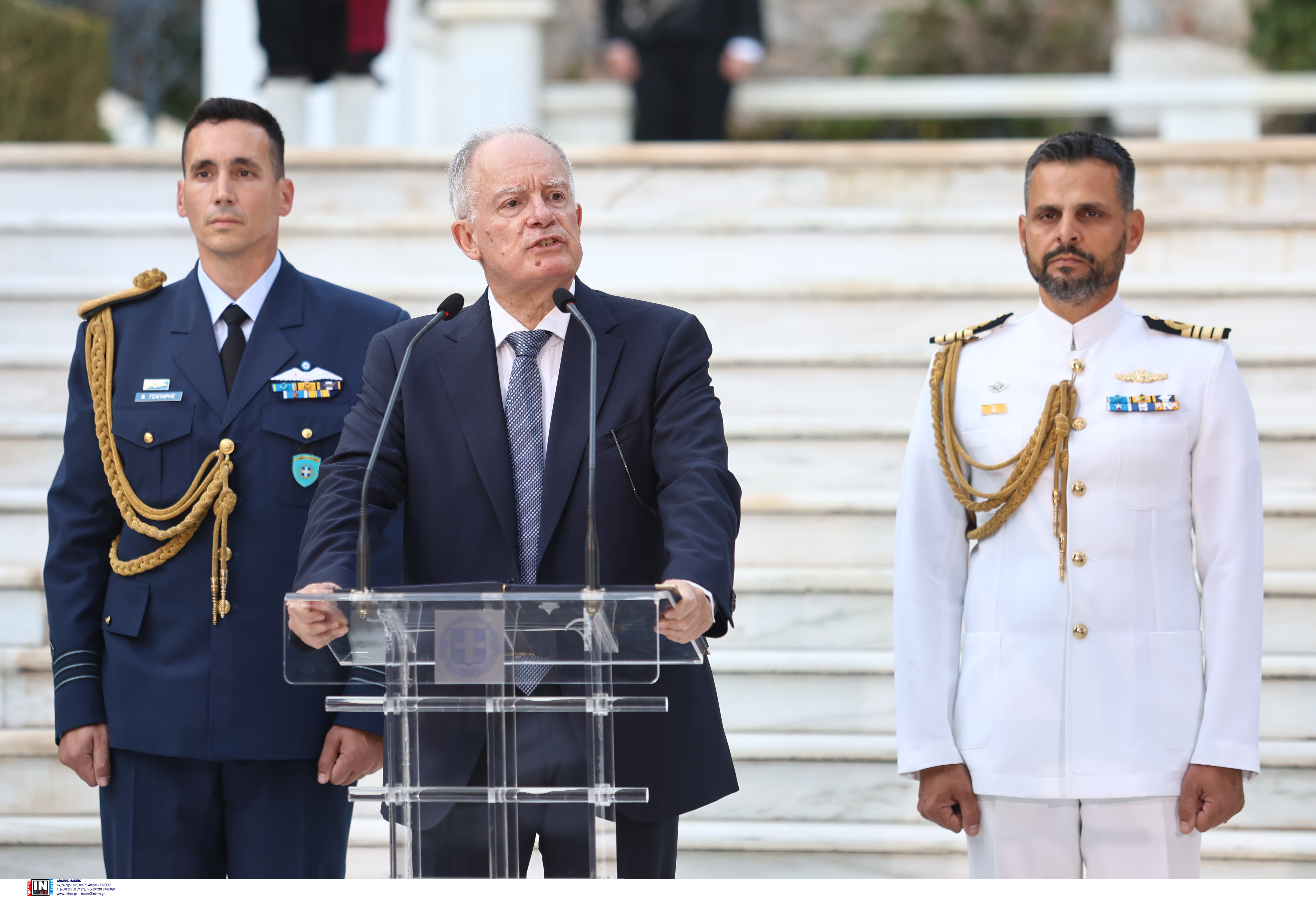 Προεδρικό Μέγαρο: Τα κλικ, τα χαμόγελα και οι απουσίες από τη δεξίωση για τη Δημοκρατία-15