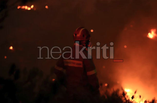 Ολονύχτια μάχη με τις φλόγες στο Λασίθι-2