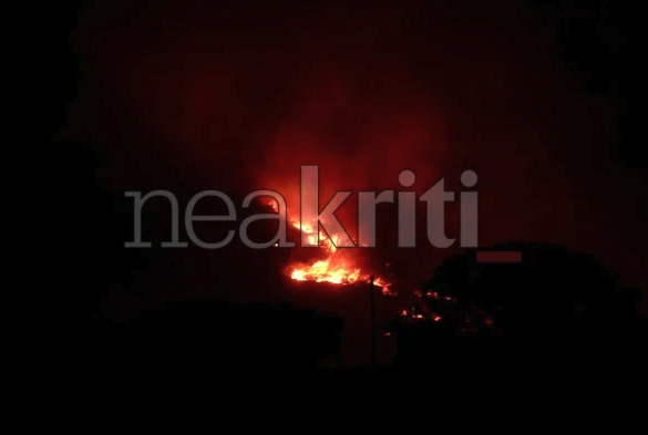 Ολονύχτια μάχη με τις φλόγες στο Λασίθι-1