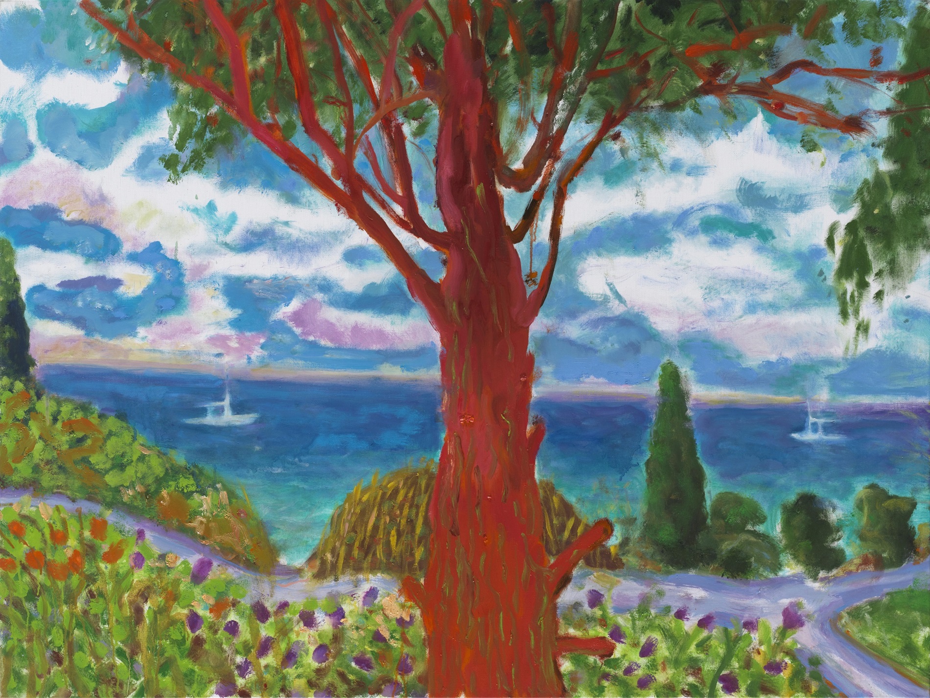 «Νέα τοπία, κολυμβητές και κεραμικά» του Γιώργου Χαδούλη στην Τήνο-4