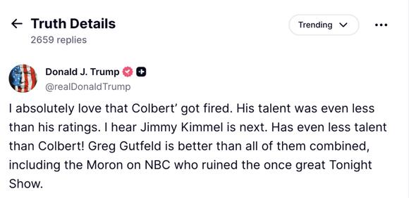 Τραμπ εναντίον Κολμπέρ: Ποιος θα βγει κερδισμένος από τη «μάχη»;-2