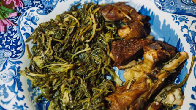 κατσικάκι-με-σταμναγκάθι-αυγολέμονο-563698213