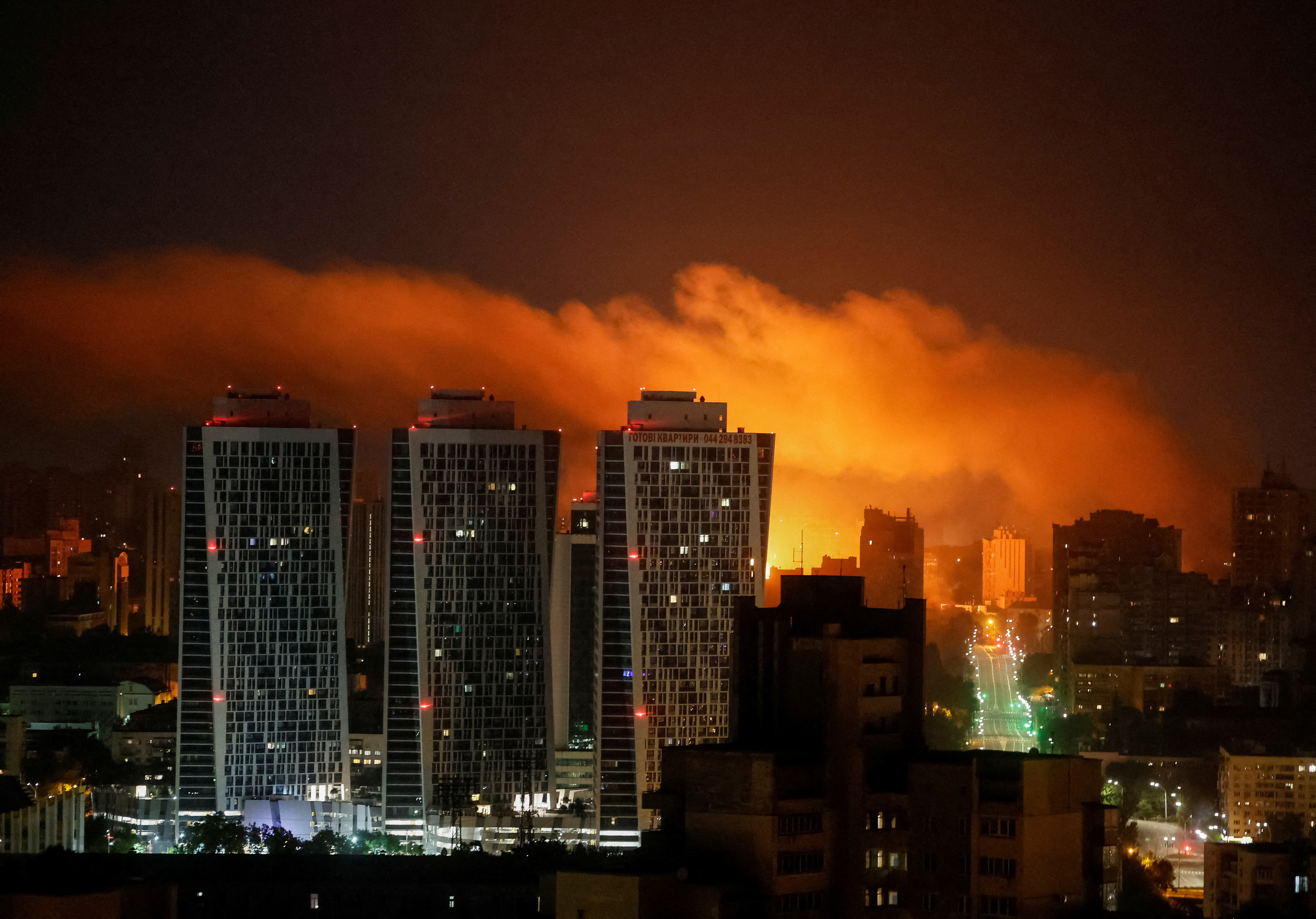 Δύο νεκροί σε νέα ρωσική επίθεση με drones στο Κίεβο-1