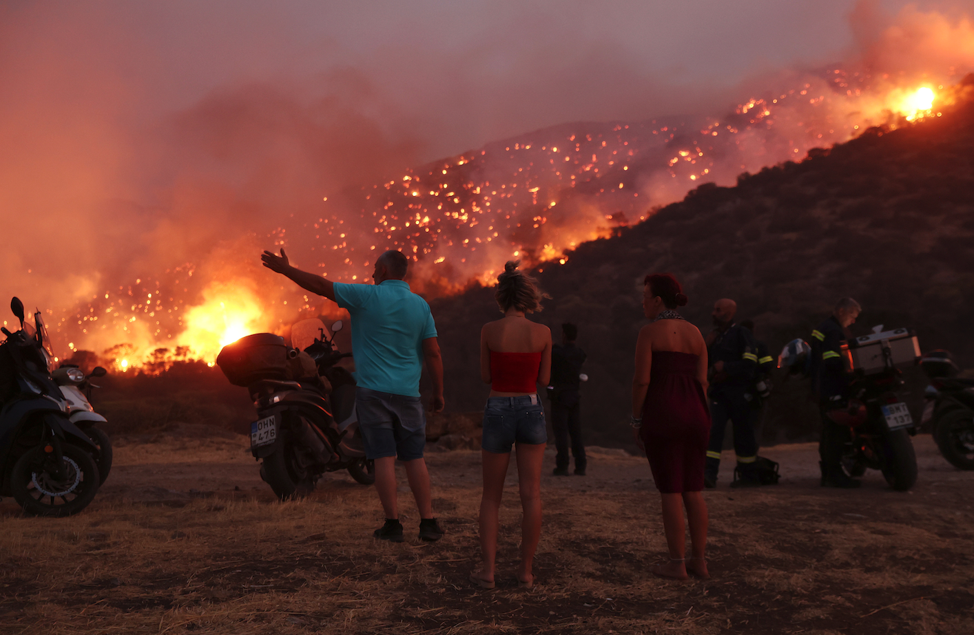 Πύρινος εφιάλτης σε Κερατέα και Ηλεία-3