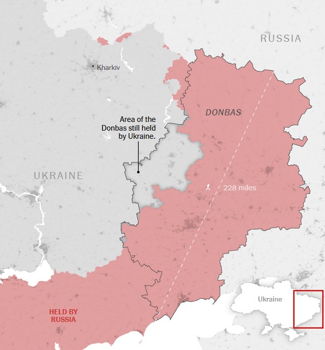 Πώς αλλάζει ο χάρτης της Ουκρανίας – Ο Τραμπ πιέζει για συμφωνία, ο Πούτιν πιέζει στο μέτωπο-1