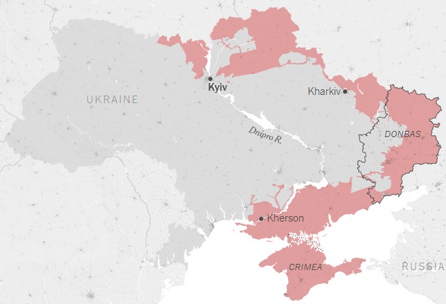 Πώς αλλάζει ο χάρτης της Ουκρανίας – Ο Τραμπ πιέζει για συμφωνία, ο Πούτιν πιέζει στο μέτωπο-3