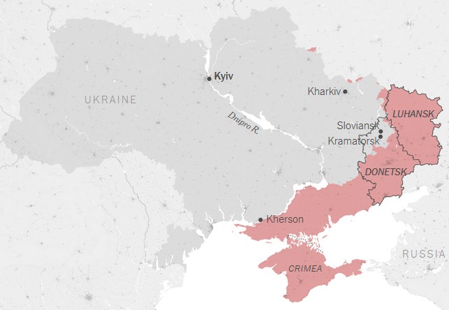 Πώς αλλάζει ο χάρτης της Ουκρανίας – Ο Τραμπ πιέζει για συμφωνία, ο Πούτιν πιέζει στο μέτωπο-5