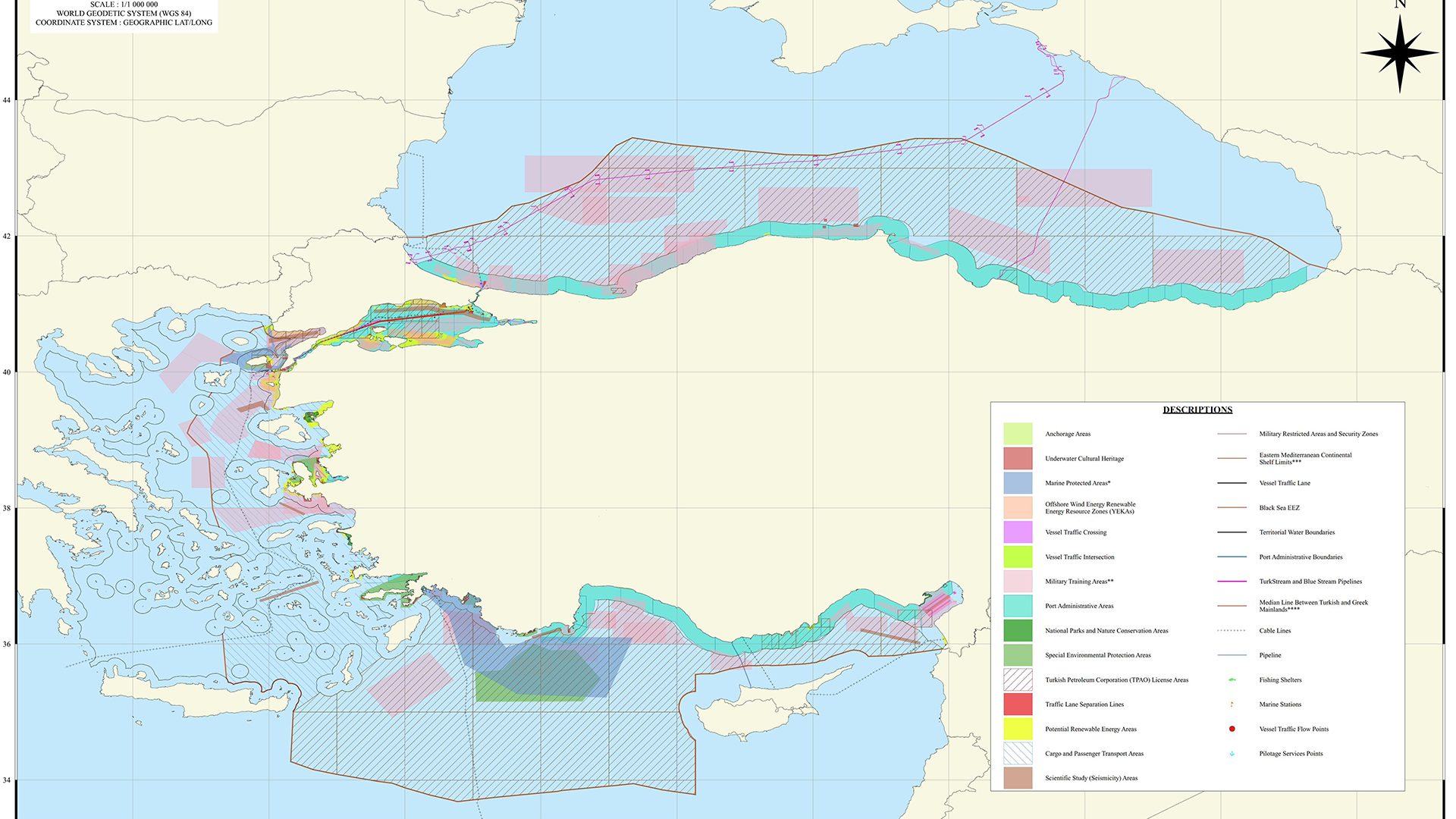 Θαλάσσια πάρκα σε Αιγαίο και Ανατολική Μεσόγειο ανακοίνωσε η Τουρκία – Αποκλείει το Καστελλόριζο (χάρτες)-1