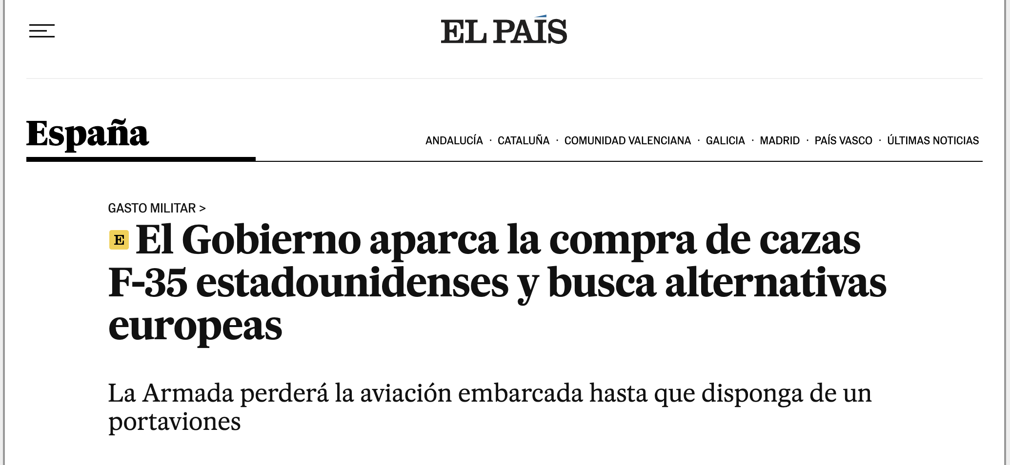 Ισπανία: Η κυβέρνηση Σάντσεθ «αναστέλλει την αγορά των F-35 και αναζητά ευρωπαϊκές εναλλακτικές»-1