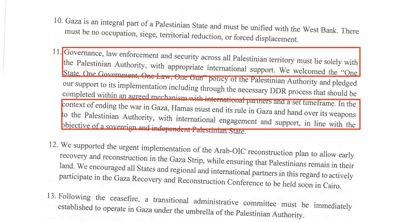 Αραβες και Ερντογάν «αδειάζουν» τη Χαμάς – Αφοπλισμός και εξορία, με αντάλλαγμα παλαιστινιακό κράτος;-3