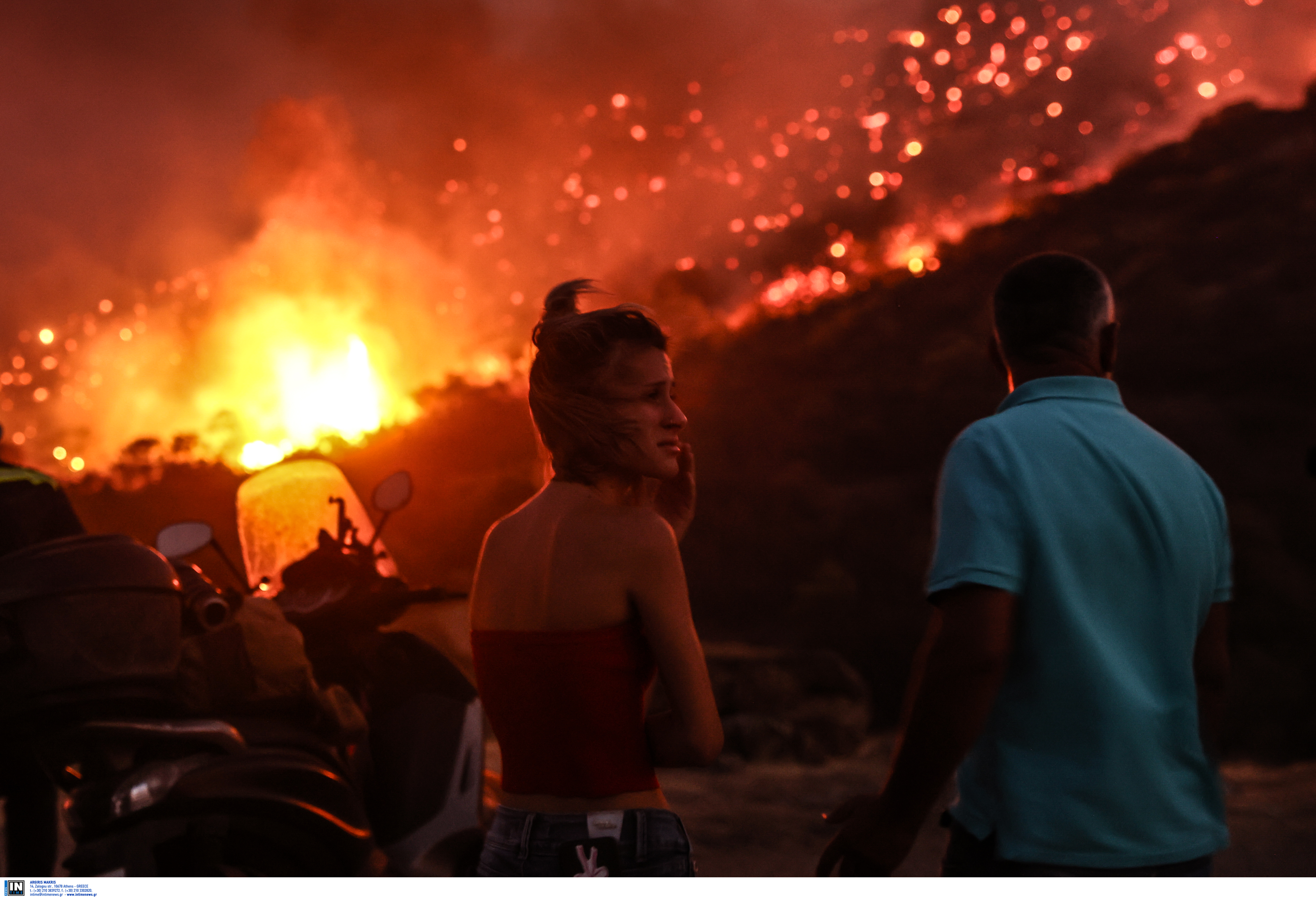 Πύρινος εφιάλτης σε Κερατέα και Ηλεία-1