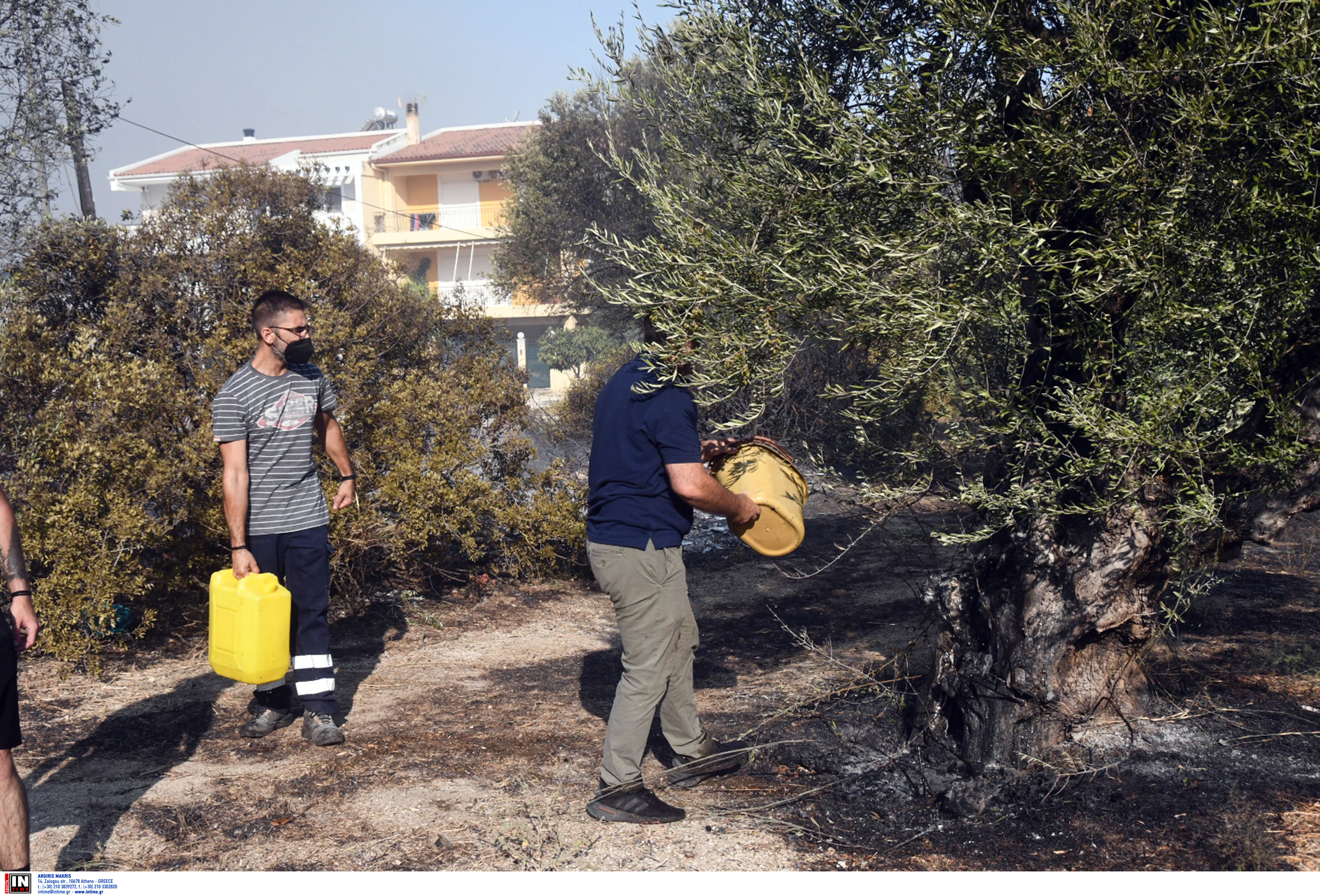 Φωτιά στην Πάτρα: Σκηνές αποκάλυψης στα πύρινα μέτωπα-11