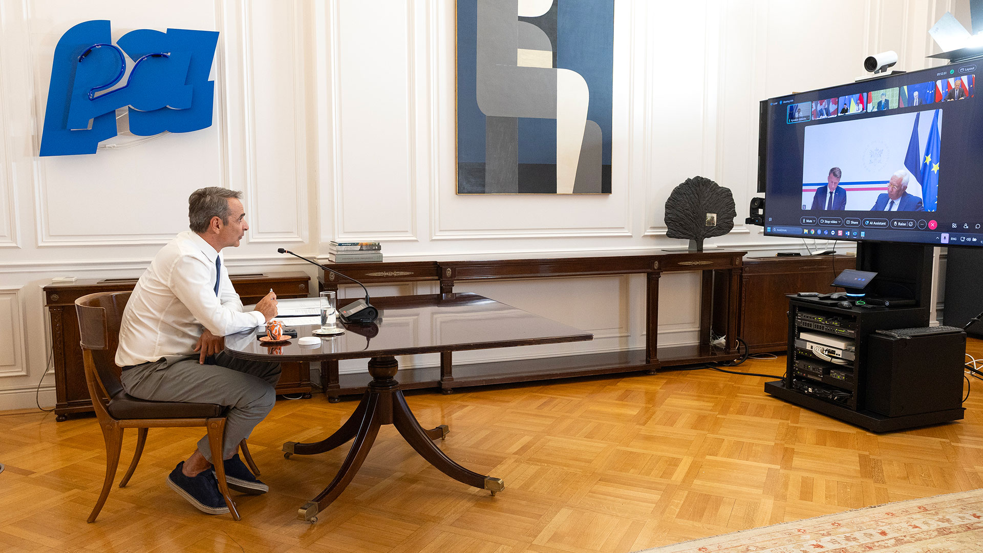 Σε κοινή τροχιά Τραμπ και Ευρωπαίοι ηγέτες ενόψει της συνάντησης στην Αλάσκα-1