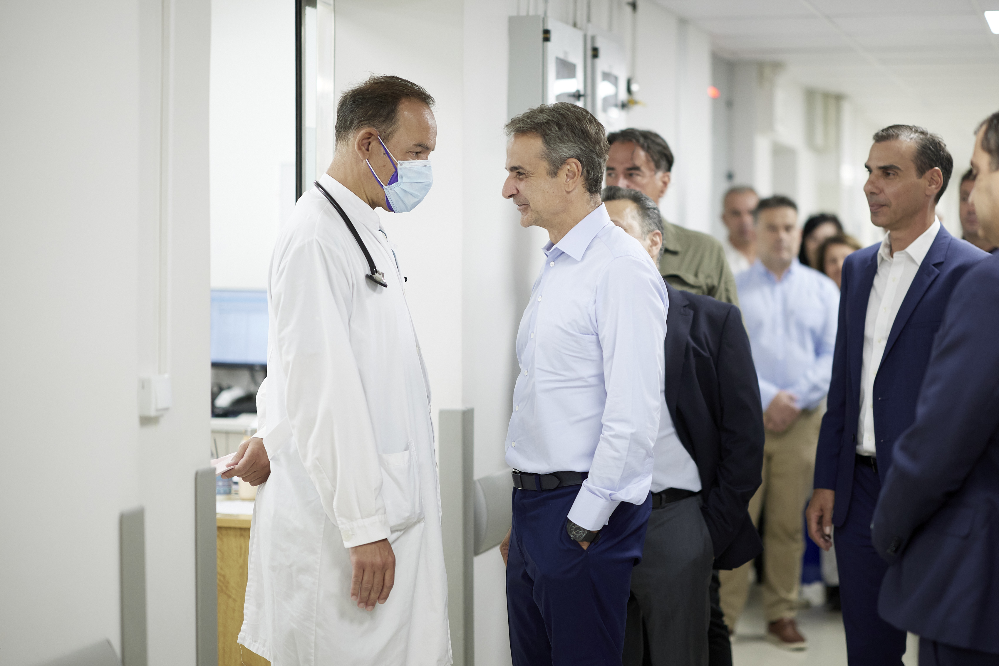 Το «Ιπποκράτειο» επισκέφθηκε ο Κυρ. Μητσοτάκης – Επιθεώρησε τα έργα αναβάθμισης του ΤΕΠ-1