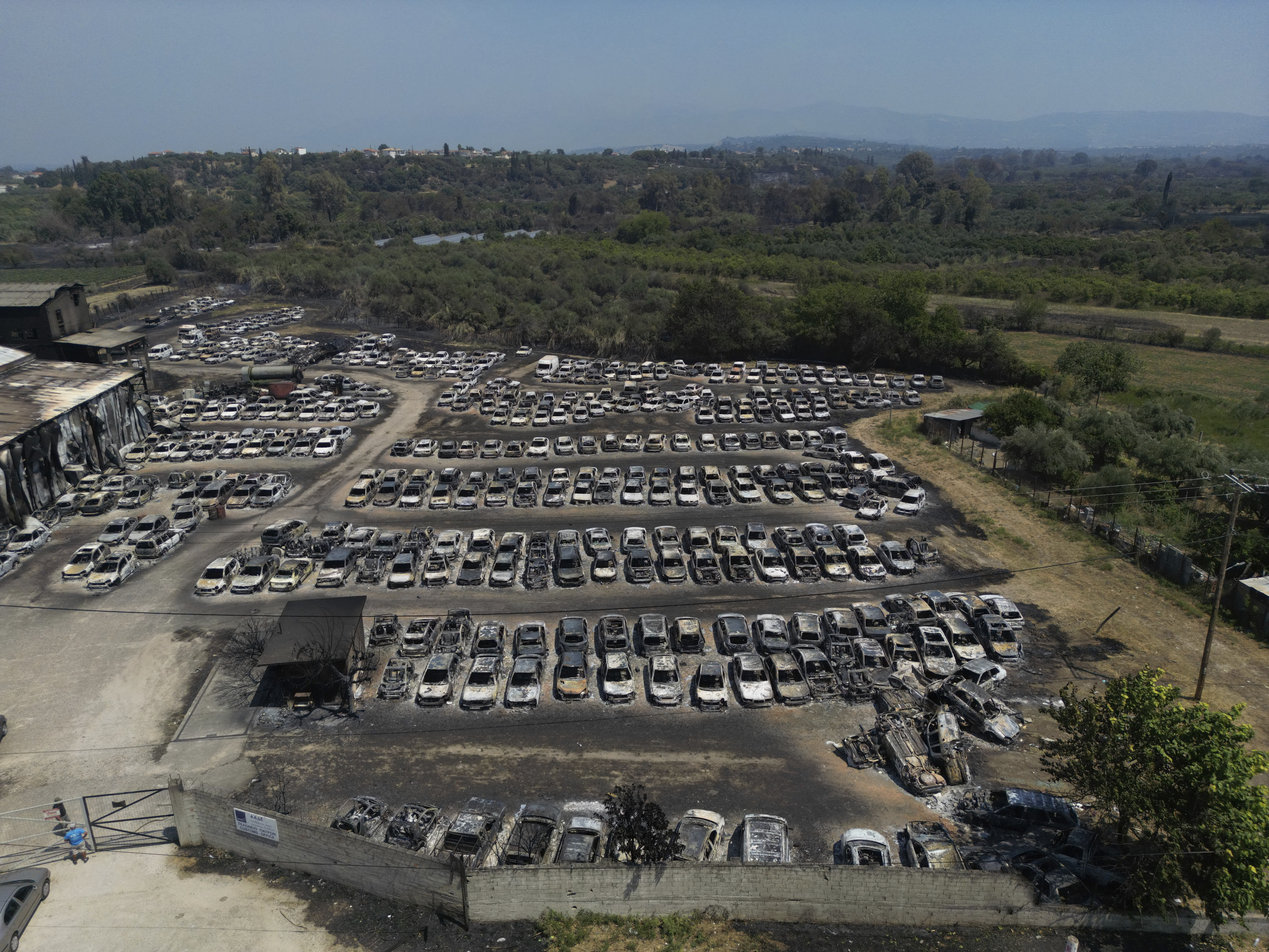 Φωτιά στην Πάτρα: Σκηνές αποκάλυψης στα πύρινα μέτωπα-5