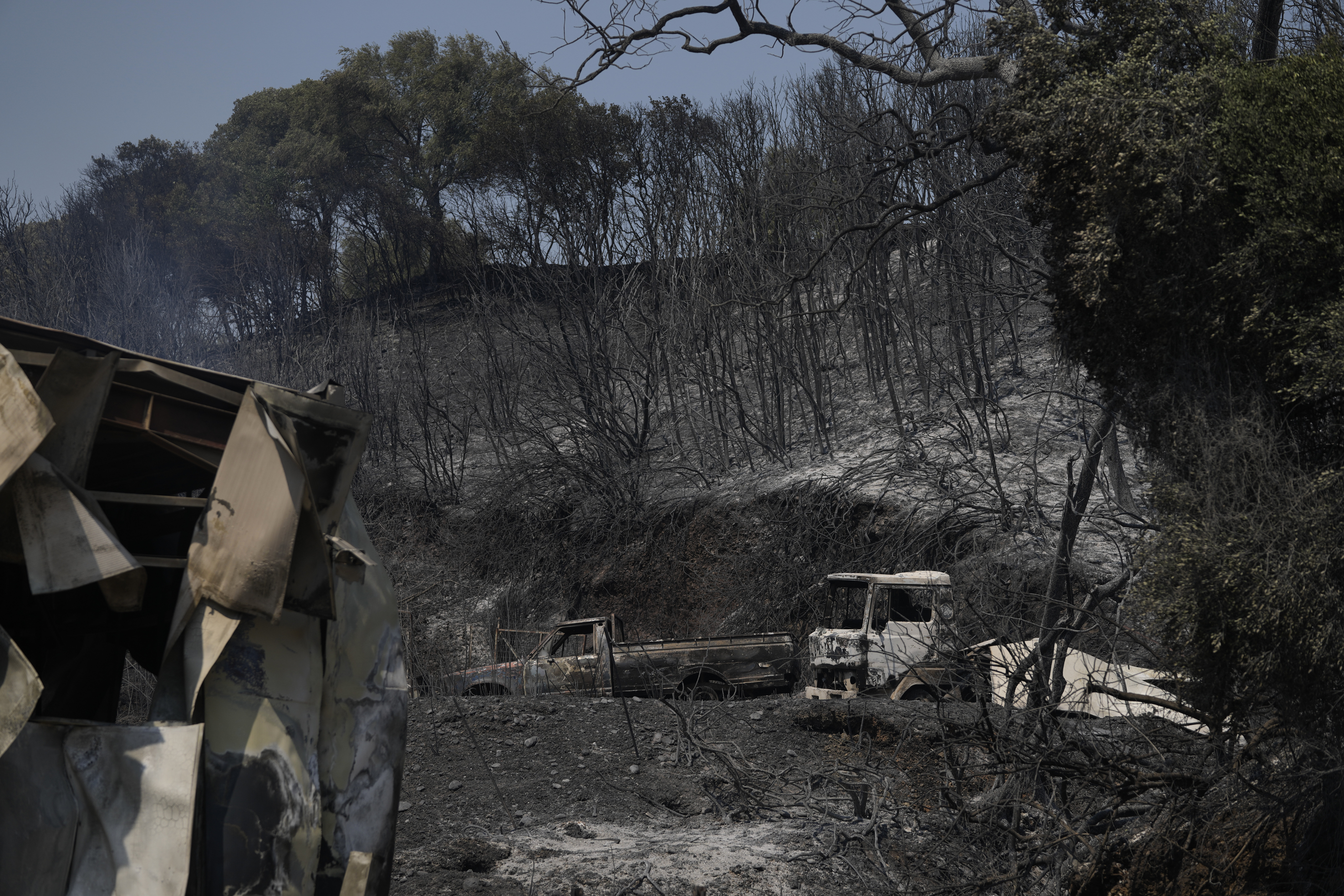 Φωτιά στην Πάτρα: Σκηνές αποκάλυψης στα πύρινα μέτωπα-8