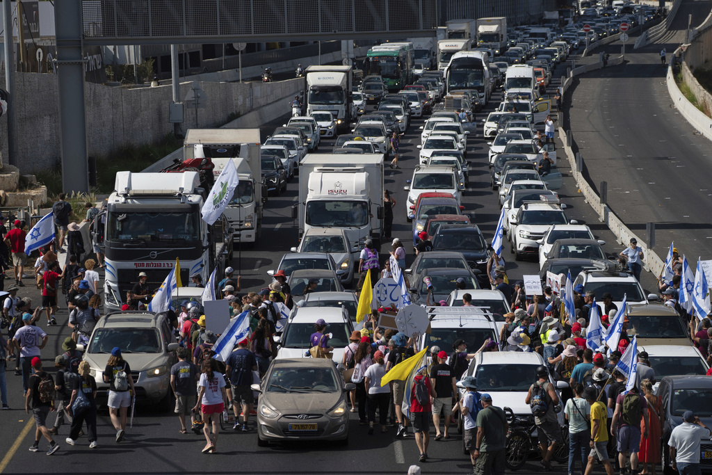 Γάζα: Διαδηλώσεις στο Ισραήλ για τους ομήρους και τον τερματισμό του πολέμου-4