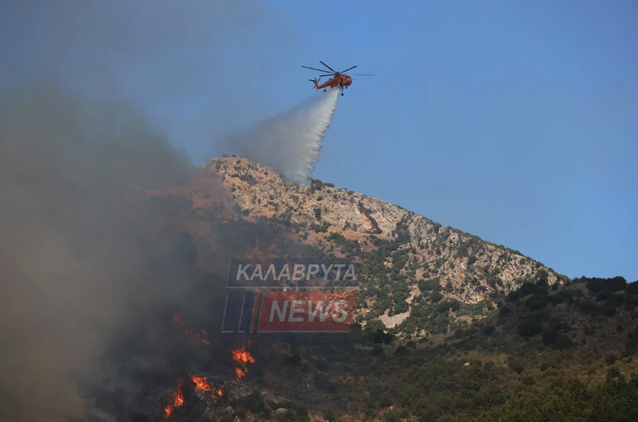 Μαίνεται η φωτιά στην Αχαΐα – Ενισχύθηκαν οι πυροσβεστικές δυνάμεις-2