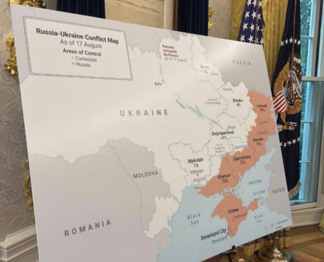 Ο χάρτης του Οβάλ Γραφείου και η αντιπαράθεση Τραμπ – Ζελένσκι για τον πόλεμο στην Ουκρανία-1