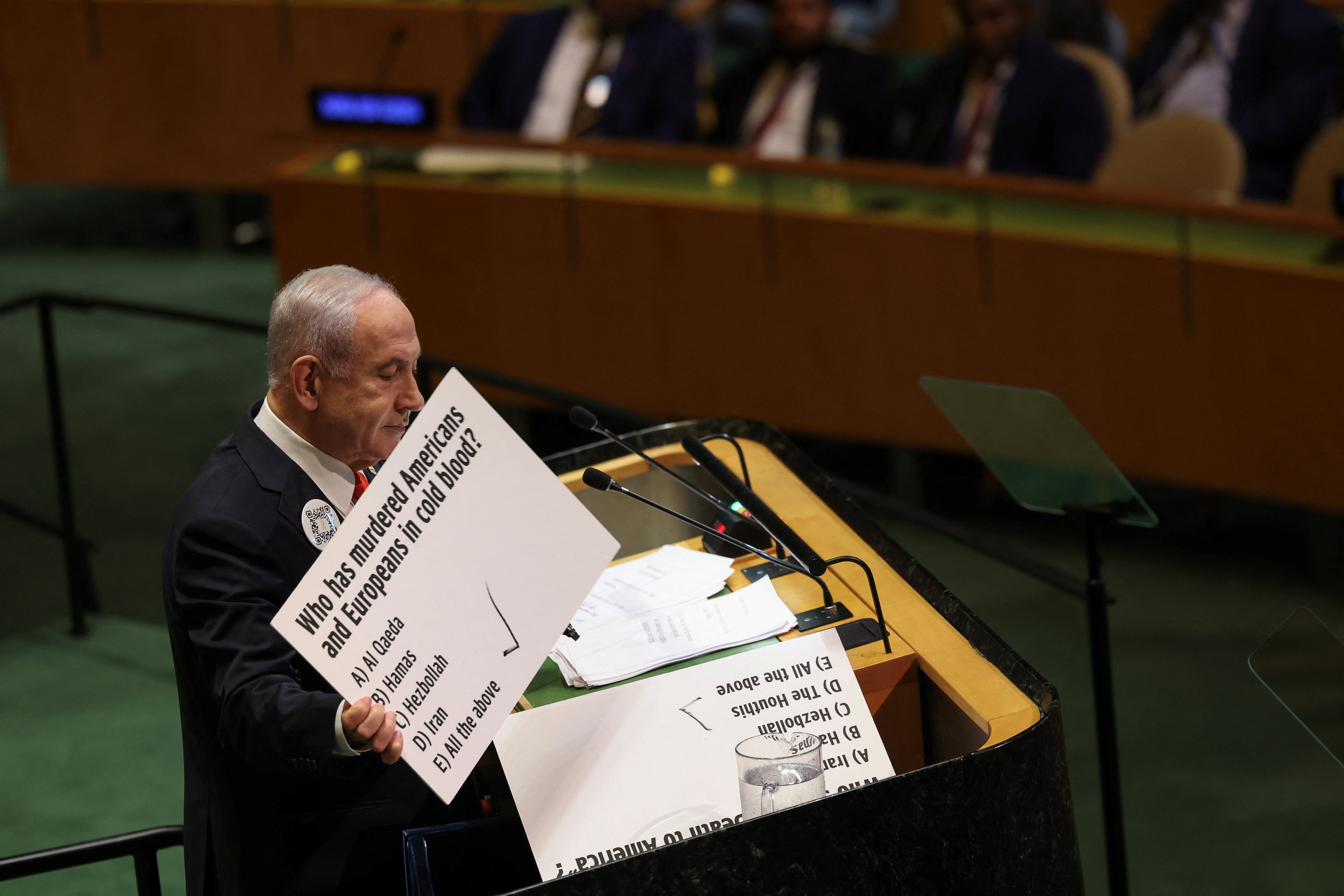 Νετανιάχου στον ΟΗΕ: Αβάσιμες οι κατηγορίες για γενοκτονία – «Αισχρή» η αναγνώριση παλαιστινιακού κράτους-3