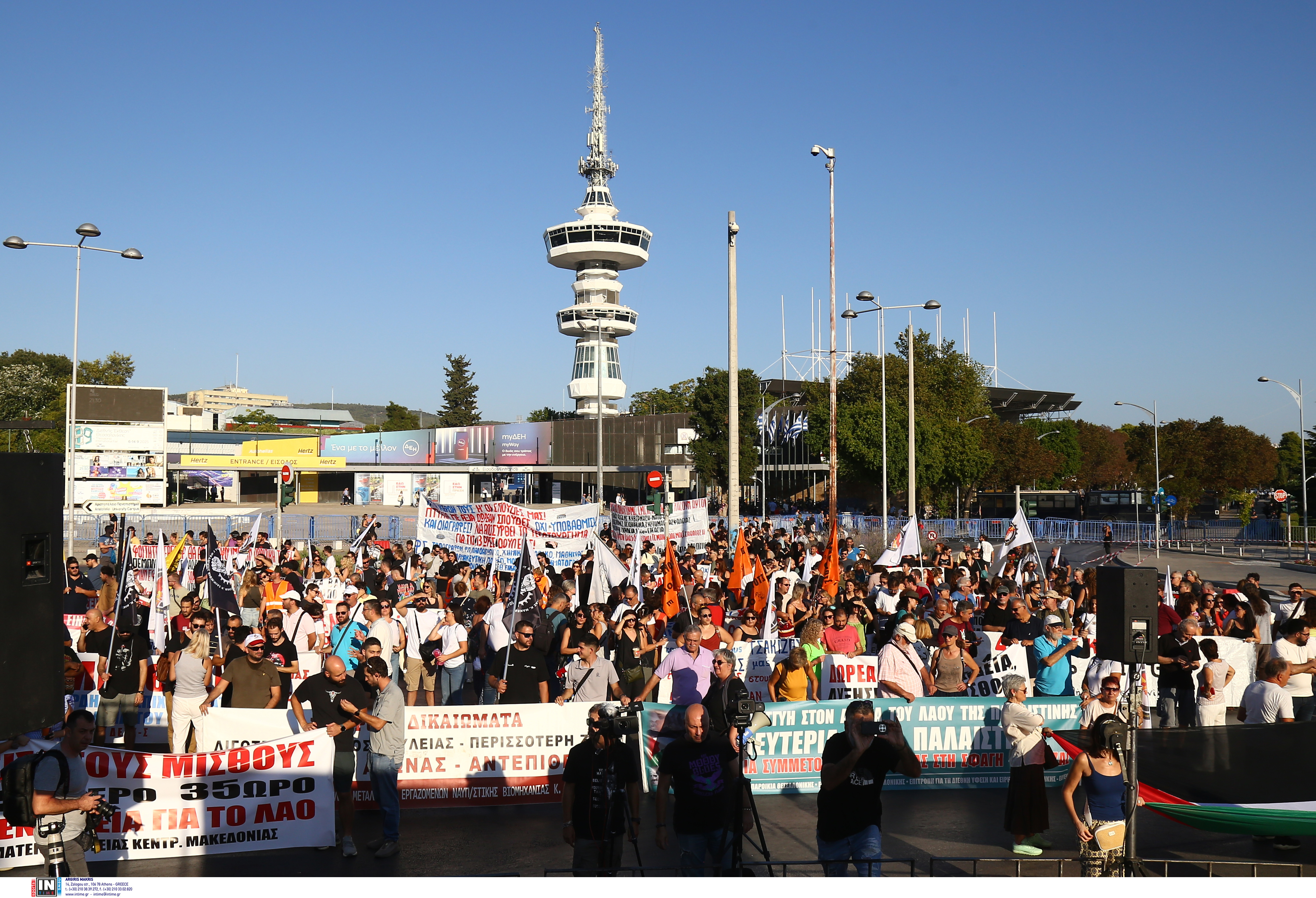 Θεσσαλονίκη: Σε εξέλιξη συγκεντρώσεις συνδικάτων με φόντο τη ΔΕΘ-1