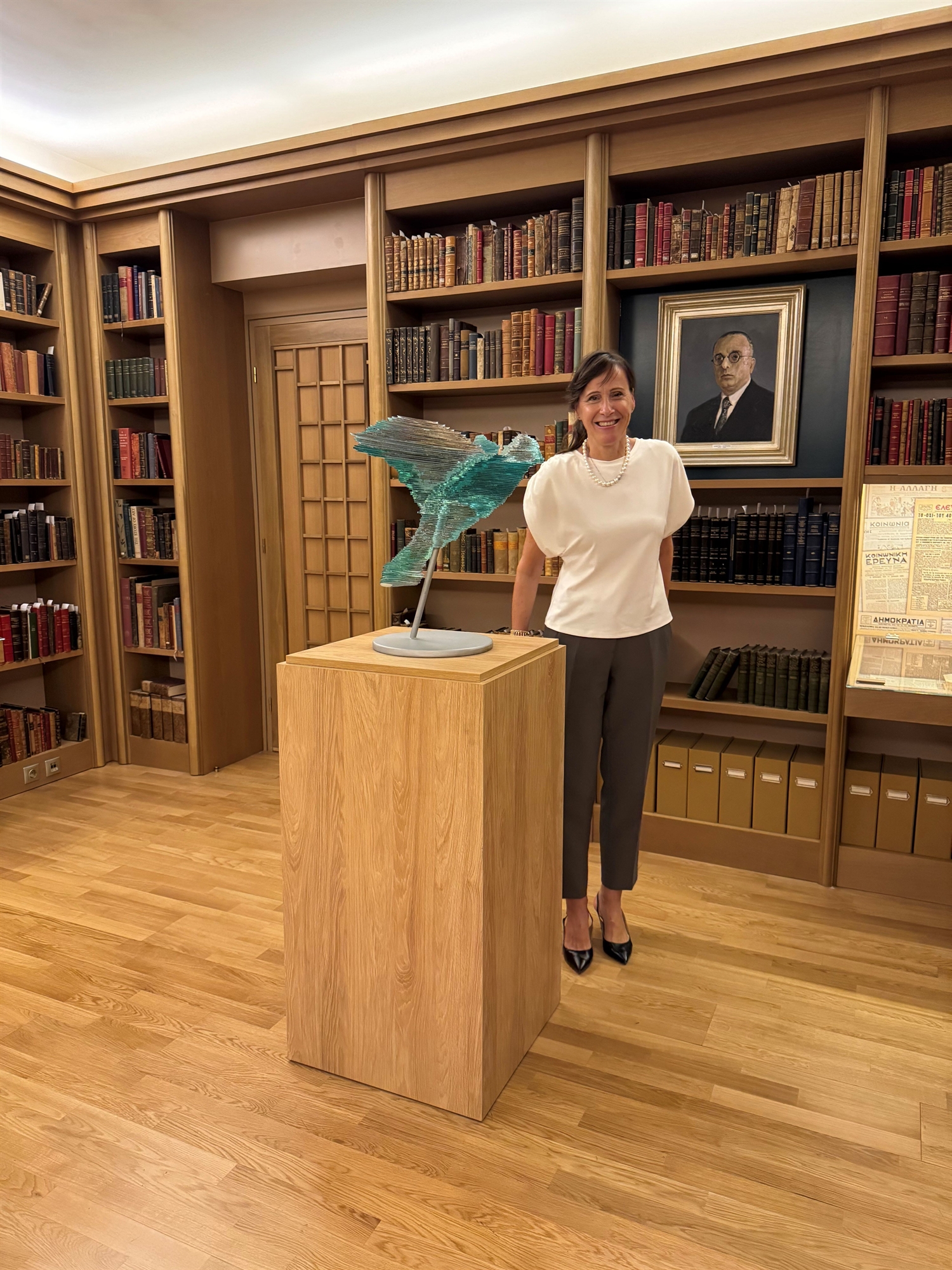 Finissage για την έκθεση Βαρώτσου στη Βιβλιοθήκη Πουρνάρα της ΕΣΗΕΑ-1