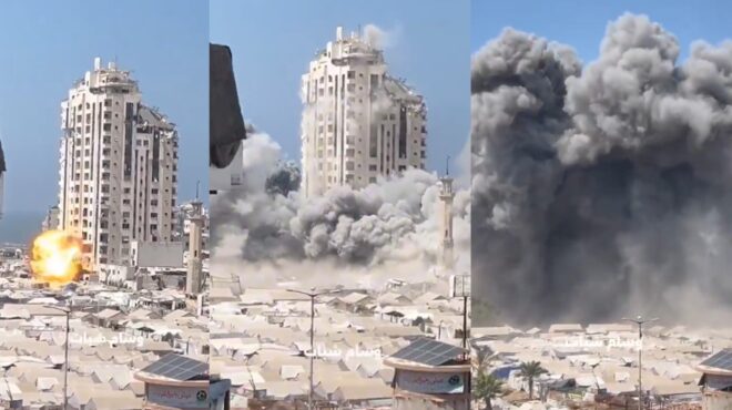 το-ισραήλ-ισοπέδωσε-πολυώροφο-κτίριο-563798104