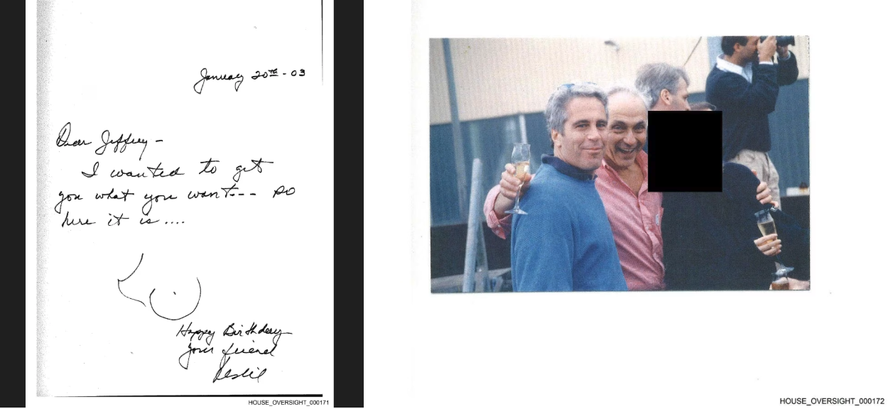 Προσωπικές φωτογραφίες και υπονοούμενα στο λεύκωμα γενεθλίων του Επσταϊν-4