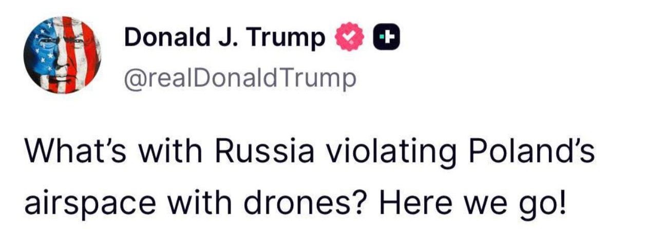 Η πρώτη αντίδραση Τραμπ για την παραβίαση του πολωνικού εναέριου χώρου από ρωσικά drones-1