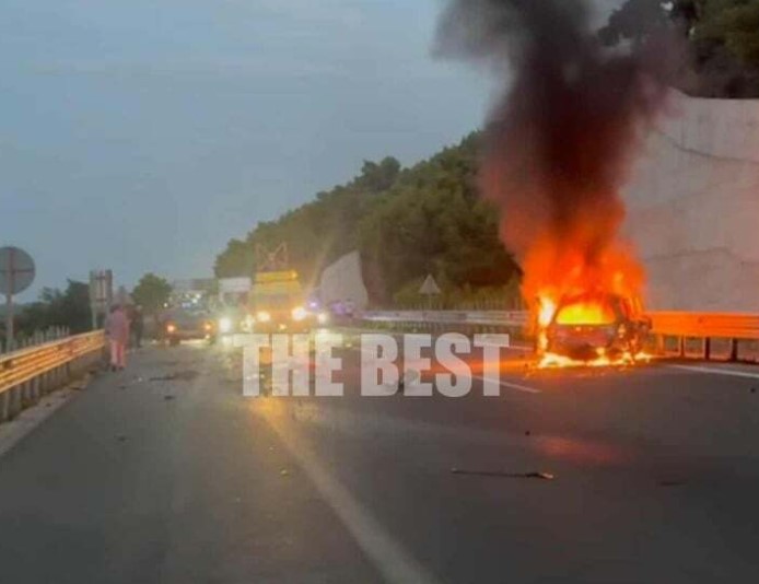 Θανατηφόρο τροχαίο στην Ολυμπία Οδό: Δύο νεκροί, ένας τραυματίας-1