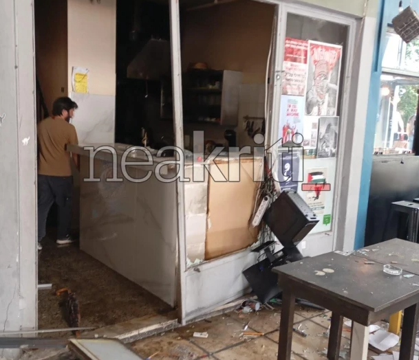 Ηράκλειο: Εκρηξη από φιάλη υγραερίου σε κατάστημα εστίασης – Βίντεο, φωτογραφίες-2