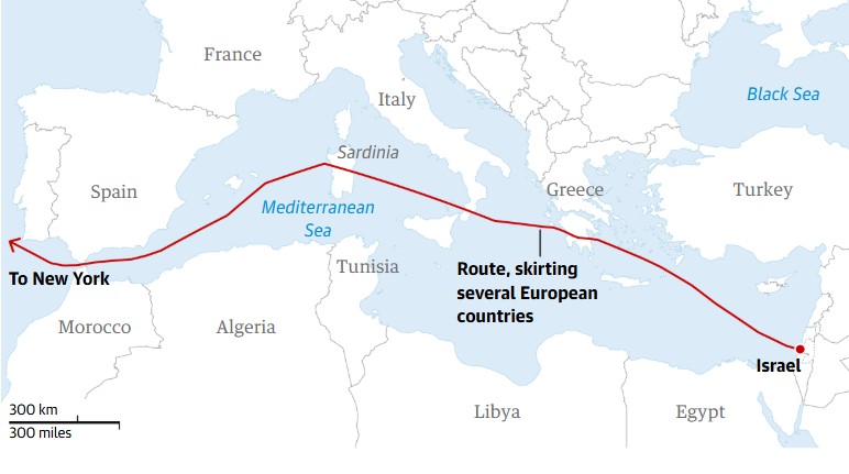 Νετανιάχου: Η παράκαμψη με το πρωθυπουργικό αεροσκάφος για να φτάσει στις ΗΠΑ-1