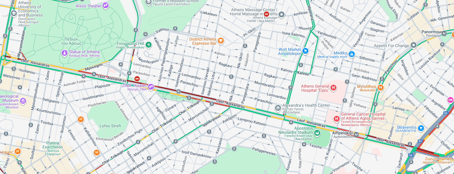 Αθήνα: Καραμπόλα οκτώ οχημάτων στη Λ. Αλεξάνδρας – Συμφόρηση στο σημείο-1