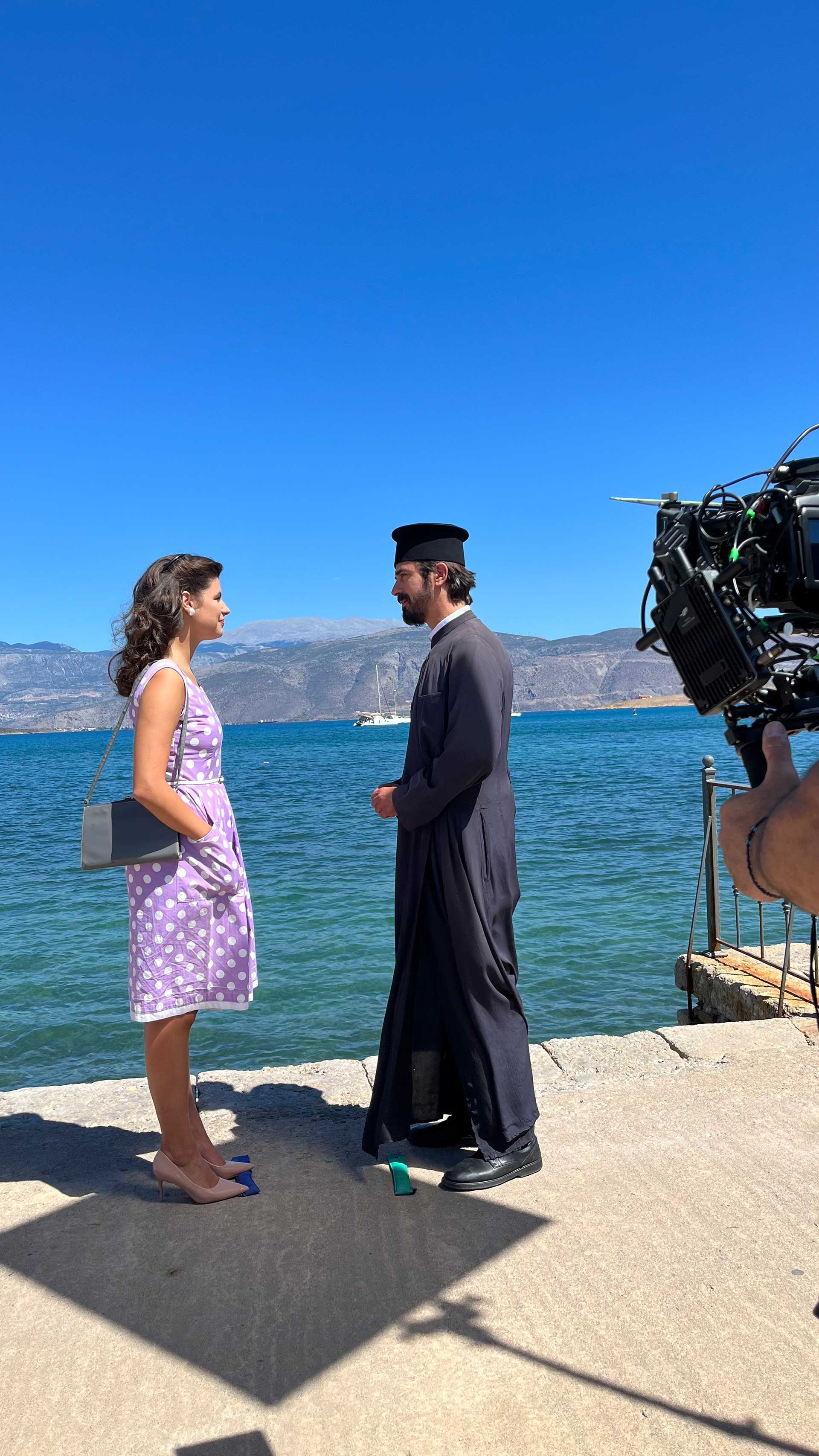 «Aγιος έρωτας»: Συνεχίζονται τα γυρίσματα στο Γαλαξίδι-1