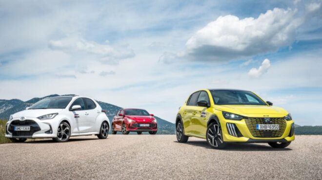 συγκριτική-δοκιμή-mg3-hybrid-peugeot-208-hybrid-145-toyota-yaris-hybrid-130-563820571