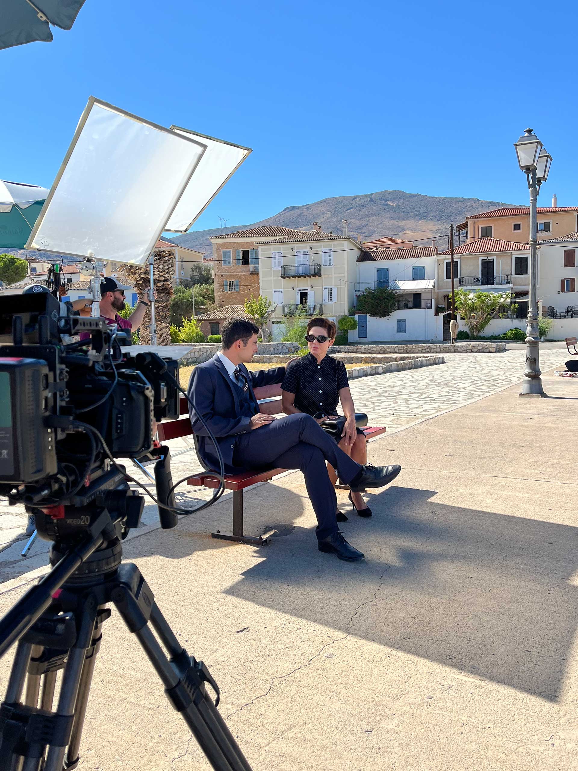 «Aγιος έρωτας»: Συνεχίζονται τα γυρίσματα στο Γαλαξίδι-4