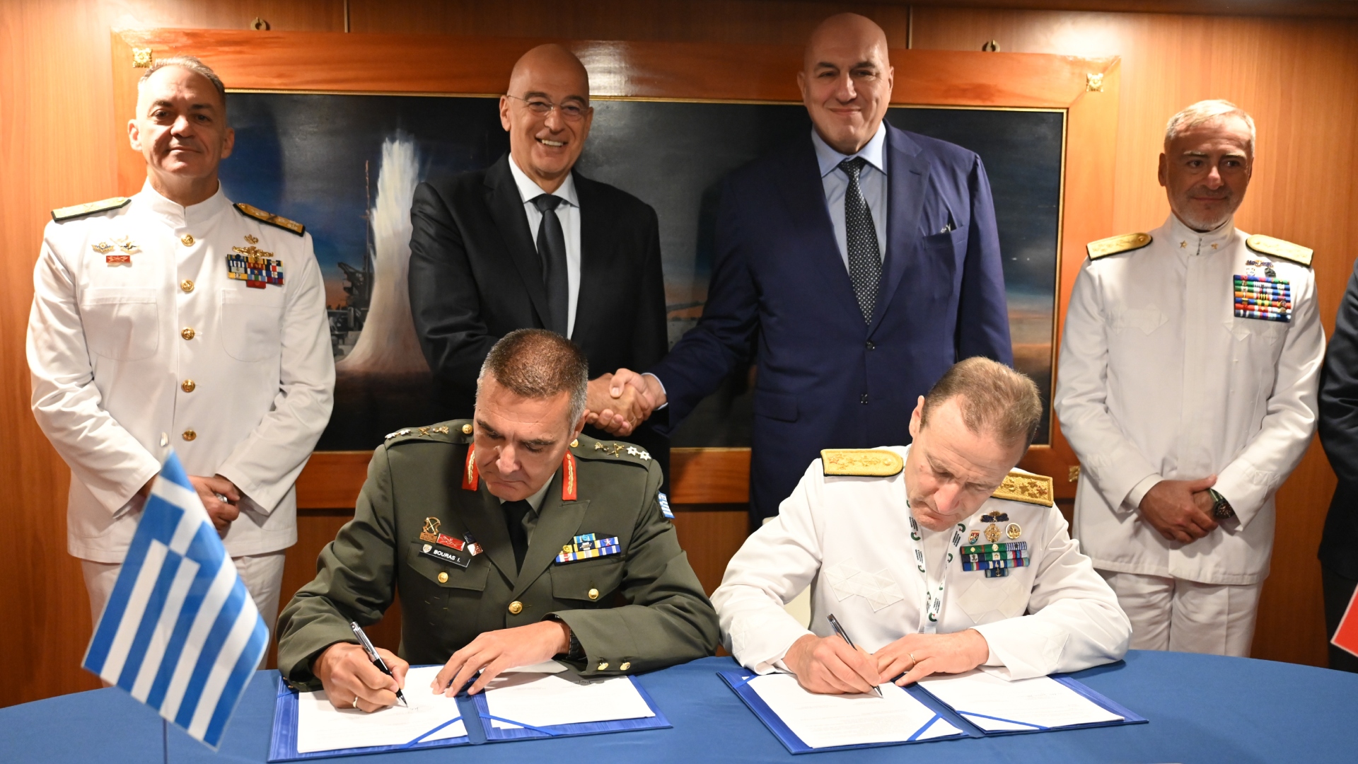 Δένδιας από Ιταλία: Συμφωνία για την απόκτηση 2+2 φρεγατών FREMM-1