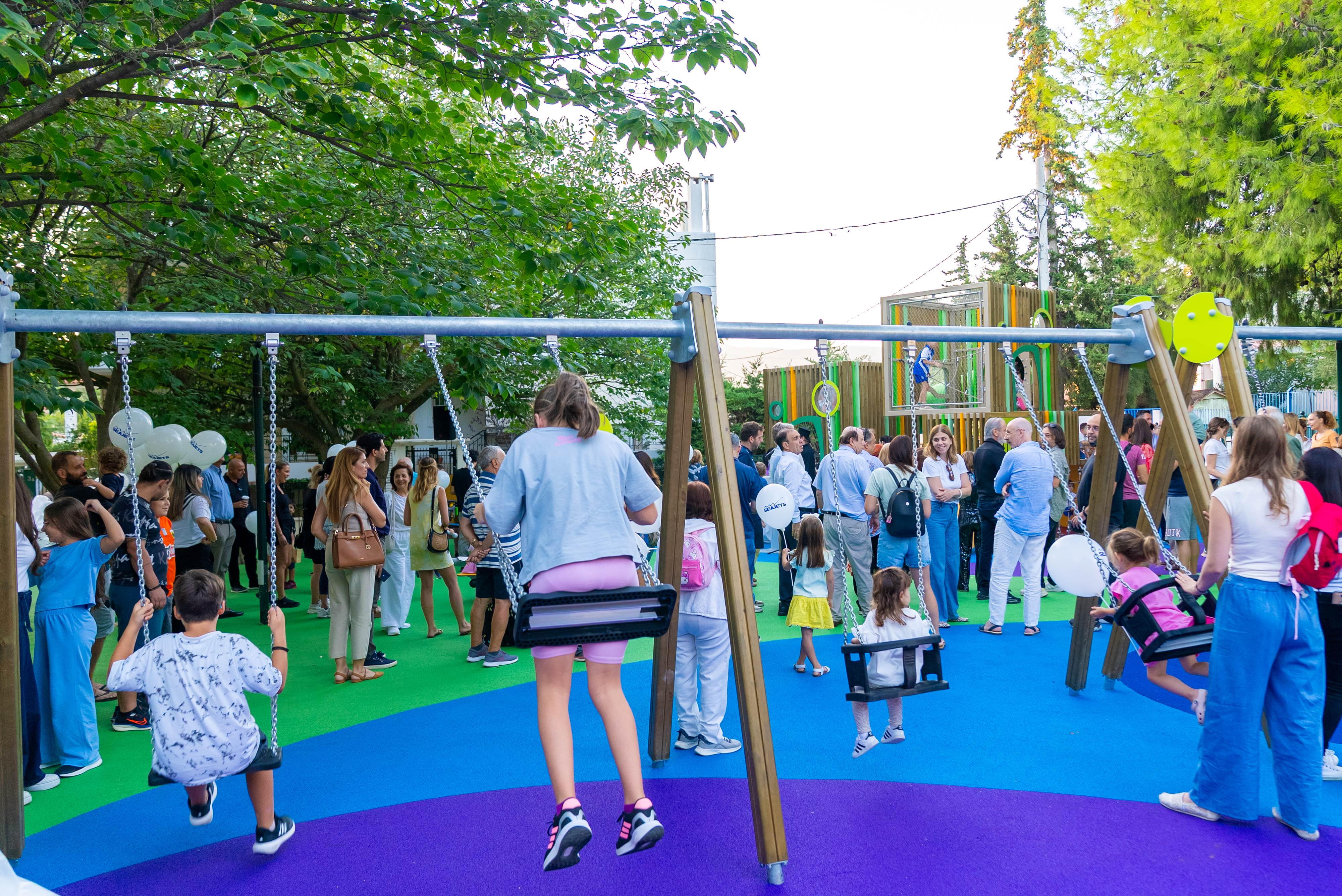 Η SEAJETS εγκαινιάζει την παιδική χαρά στο Πάρκο Νεολαίας του Δήμου Κηφισιάς στη Νέα Ερυθραία-3