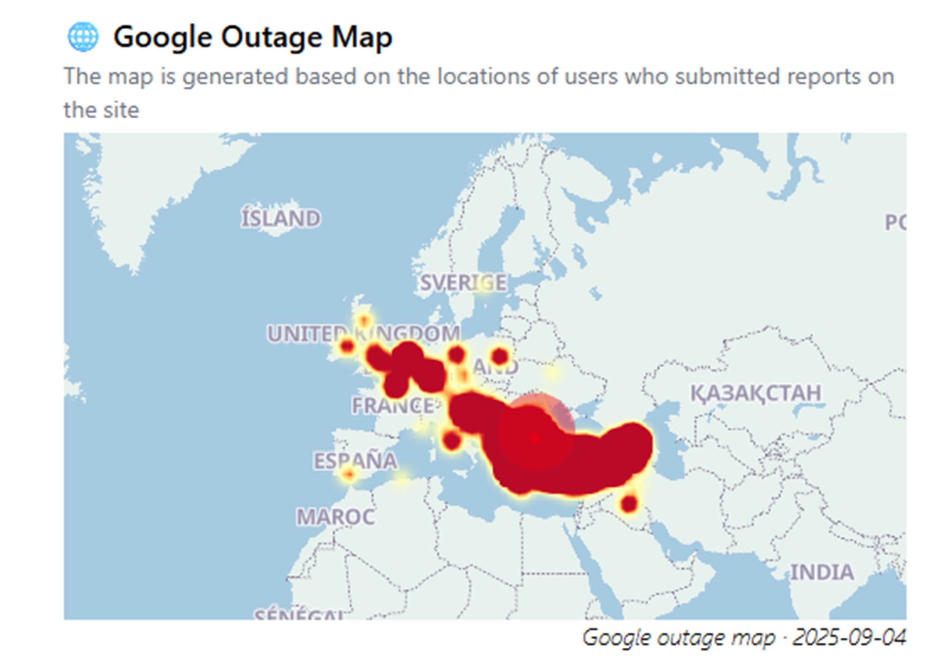 Προβλήματα σε Google, Gmail και YouTube στη νοτιοανατολική Ευρώπη-1