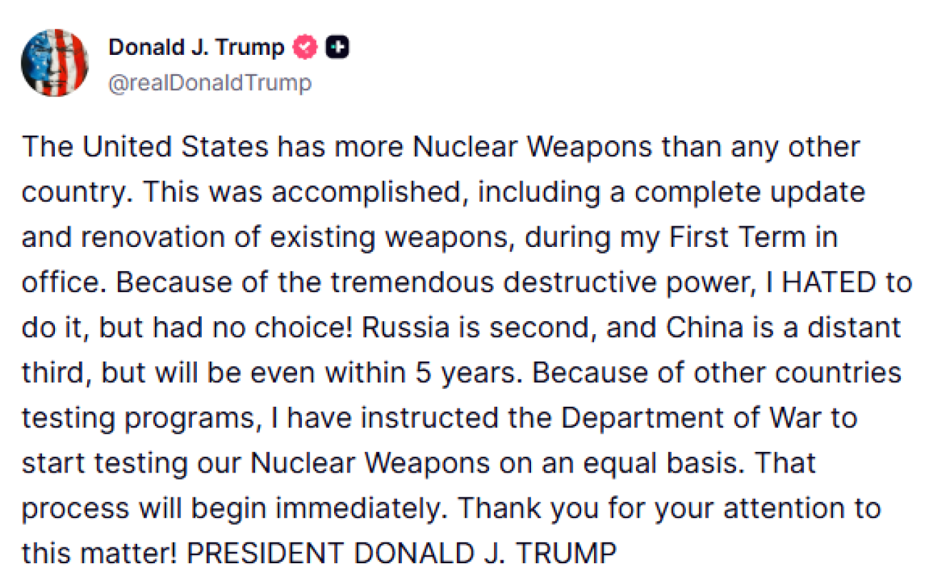 Μείωση δασμών και… πυρηνικά όπλα – Τι έφερε η συνάντηση Τραμπ με Σι-1