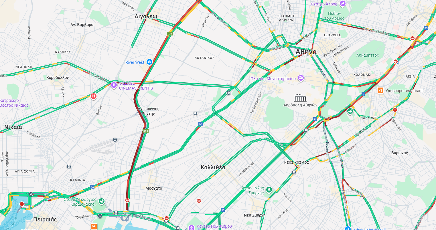 Κίνηση στους δρόμους: Στο «κόκκινο» ο Κηφισός – Πού άλλου υπάρχουν προβλήματα-2