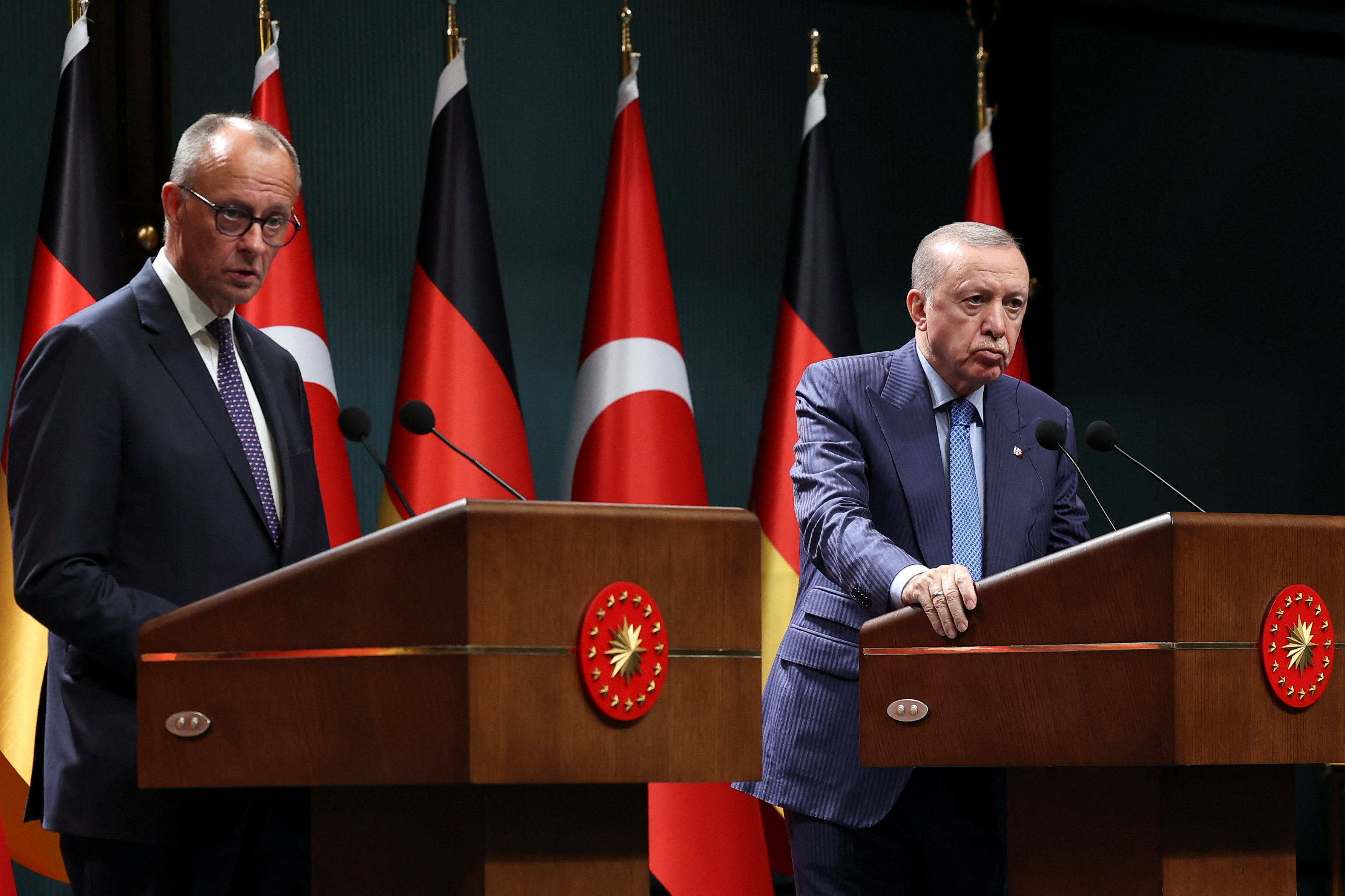 Ερντογάν σε Μερτς: Τουρκία και Γερμανία να επικεντρωθούν σε κοινά αμυντικά προγράμματα-1