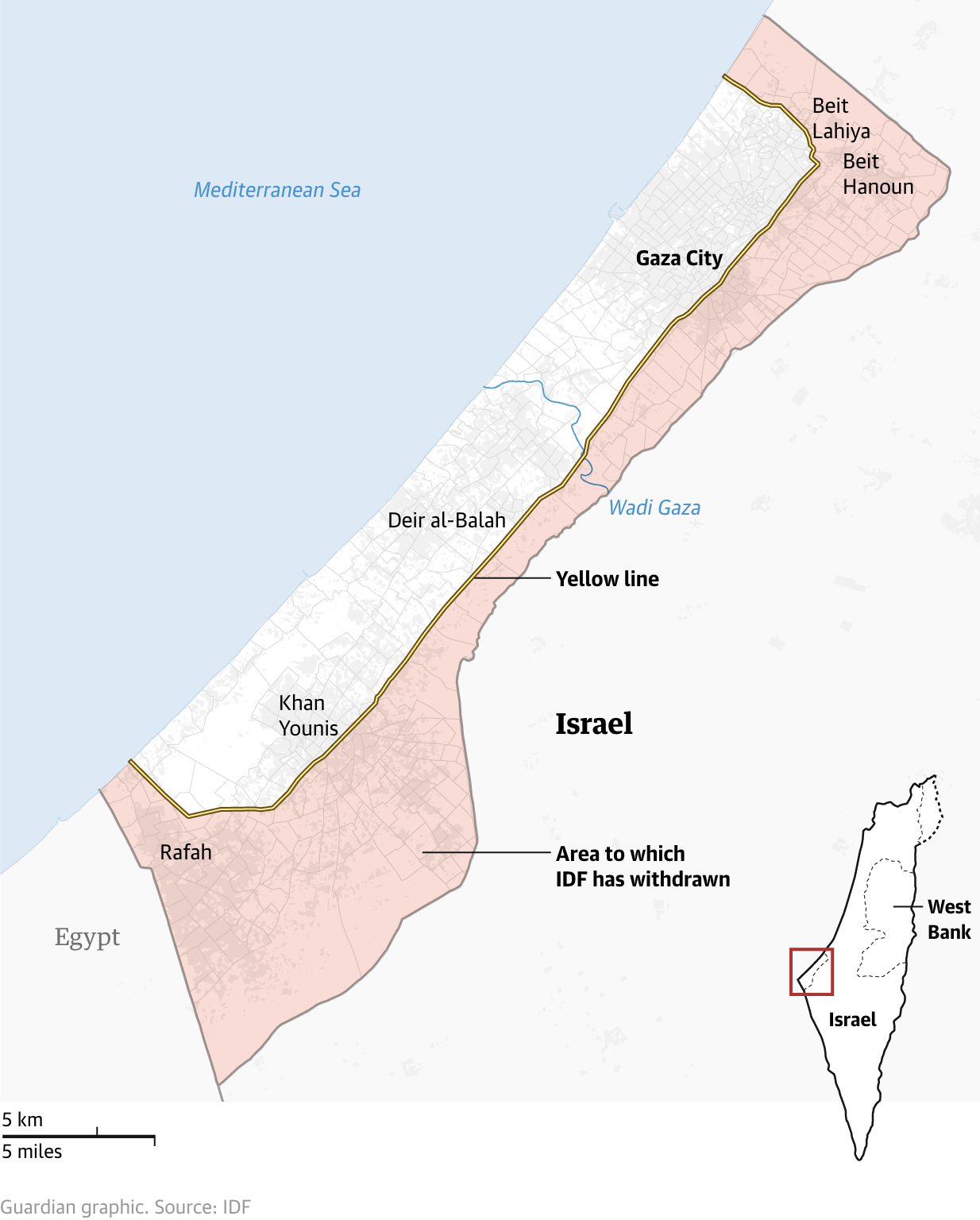 Γάζα: Φόβοι ότι η «κίτρινη γραμμή» θα γίνει το νέο σύνορο-1