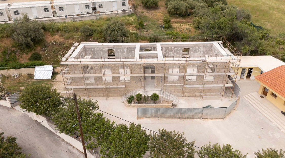 Κρήτη: Η αναγέννηση ενός σχολείου «τραυματισμένου» από τον σεισμό-5