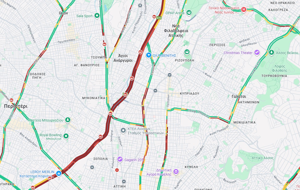 Δύο νεκροί σε καραμπόλα Ι.Χ. στις Αφίδνες – Νεκρός μοτοσικλετιστής στην Αθηνών-Κορίνθου-1