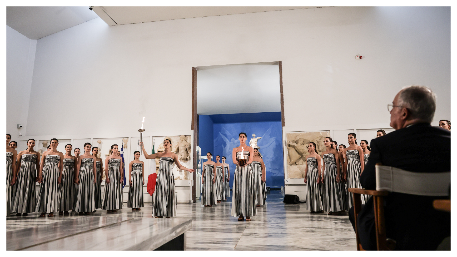 Αρχαία Ολυμπία: Ξεκίνησε το ταξίδι της Ολυμπιακής Φλόγας – Εικόνες από την Τελετή Αφής-1