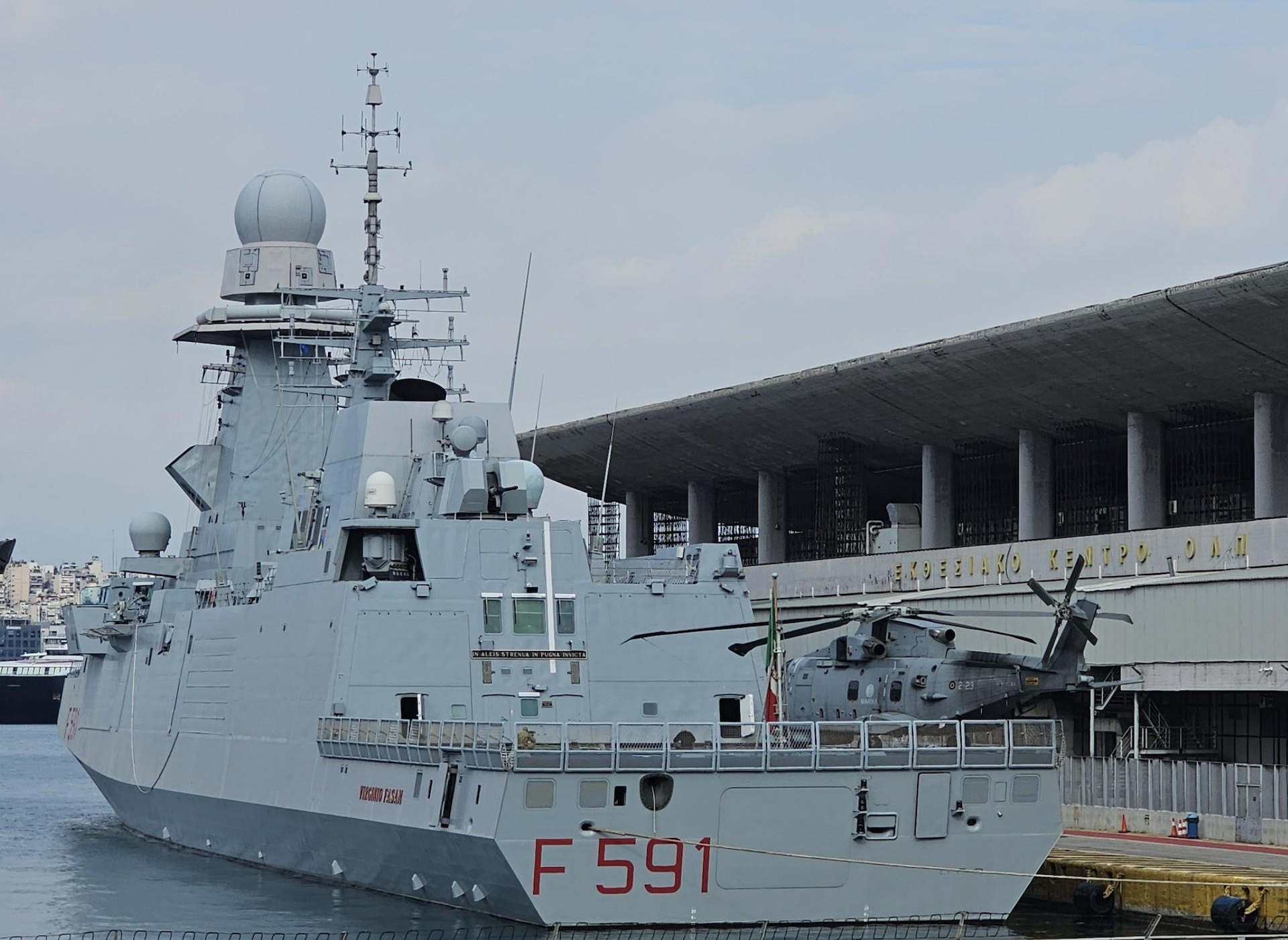 Στον Πειραιά η δεύτερη FREMM – Τα επόμενα βήματα για την απόκτηση των ιταλικών φρεγατών-1