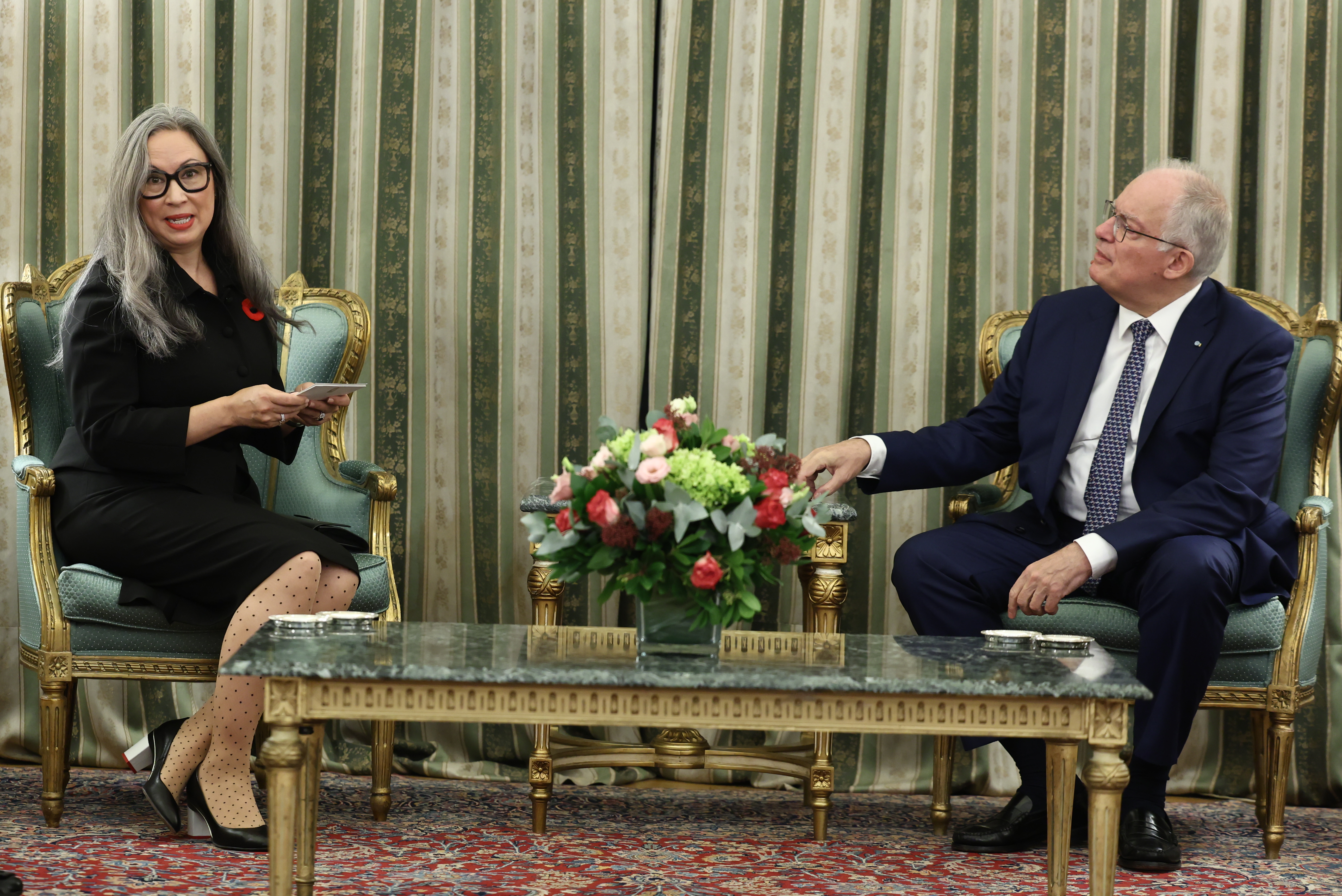 Στο Προεδρικό Μέγαρο η Κίμπερλι Γκίλφοϊλ για τα διαπιστευτήριά της στον ΠτΔ-5