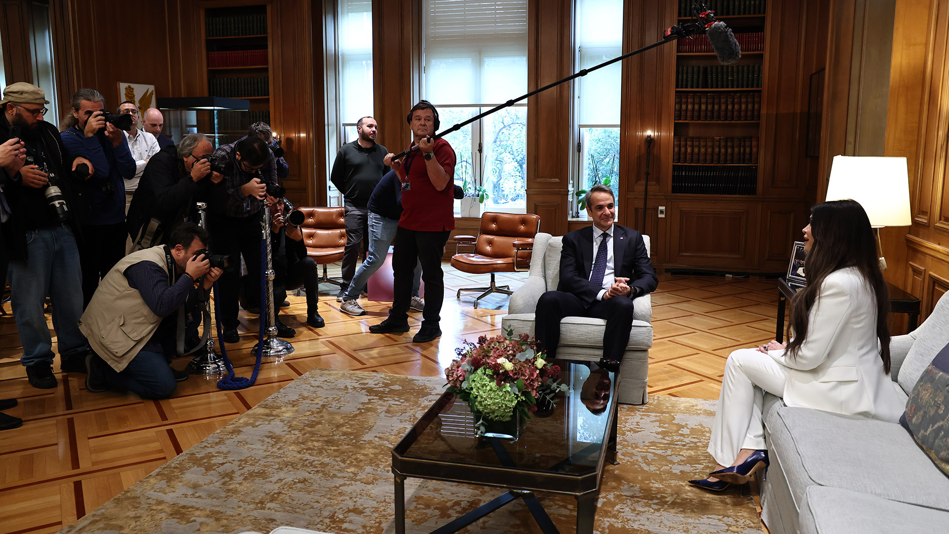 Μητσοτάκης – Γκίλφοϊλ: Η ενέργεια στο επίκεντρο της πρώτης συνάντησης στο Μαξίμου-1